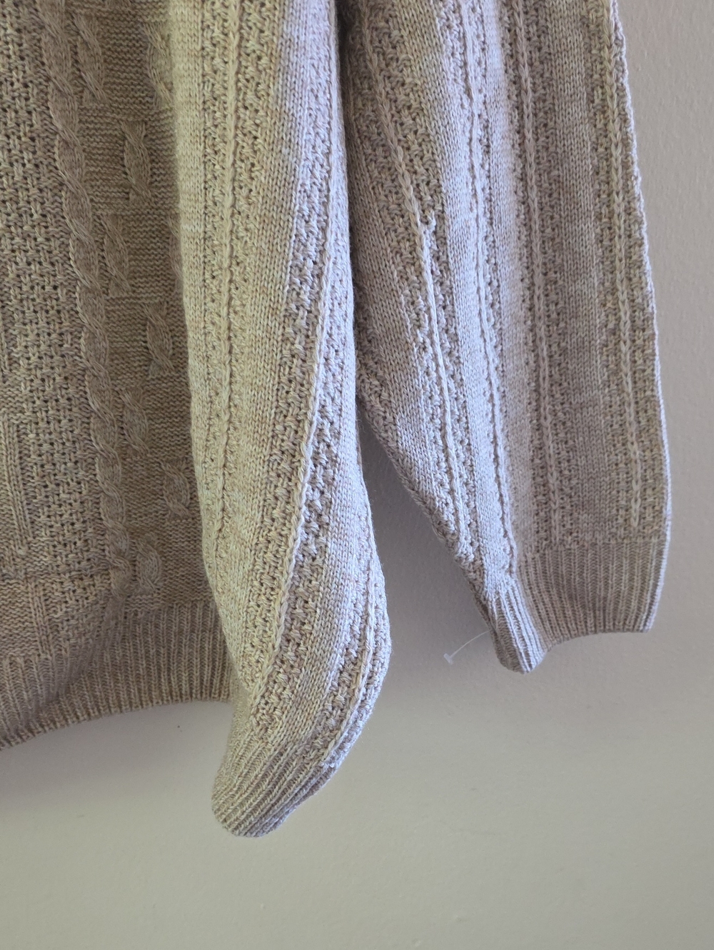 Vintage NWOT Jessie Knit Mockneck Sweater - Oatmeal - Sz 18 (16/18) - Picture 8 of 14